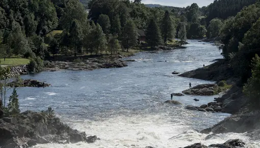 Boenfossen i Tovdalselva Boenfossen i Tovdalselva