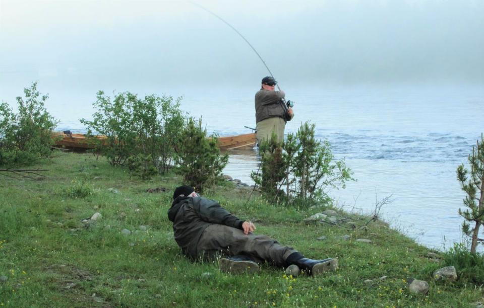 Fiske i Granstrømmen - foto: Paul Kristian Olaussen