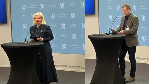 Torfinn Evensen og Sigrun Aasland